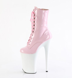 Ботильоны на платформе Pleaser розовые INF1020/BP/W