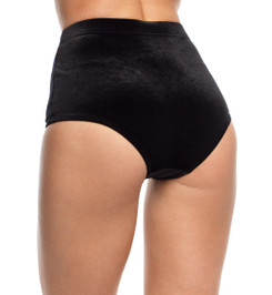 Шорты черные бархатные Pin Up I-Style