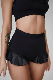 Шорты черные с воланами Sun mix Shark