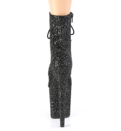 Ботильоны на платформе Pleaser черные FLAM1020GWR/BG/M