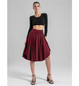Шорты юбка бордовые Dolly Max I-Style