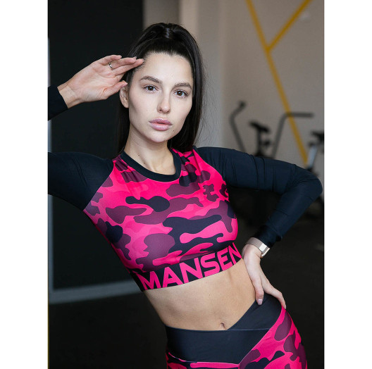 Рашгард Pink Military Mansen