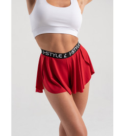 Шорты красные Double Fly Print I-Style