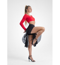 Шорты юбка черные DollyMax Shadow I-Style