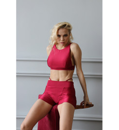 Шорты бордовые Morocco Shark