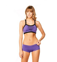 Топ для фитнеса фиолетовый Iron-X Pole Fit