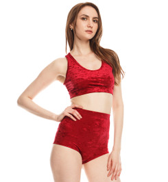 Топ бордо Lola Velvet Star