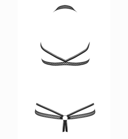 Боди-портупея кружевная Darkie