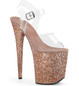 Стрипы Pleaser розовое золото FLAM808LG/C/ROGLDHGG