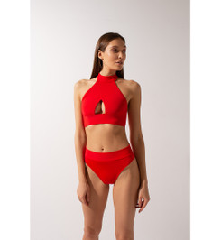 Топ красный Tanna Shark