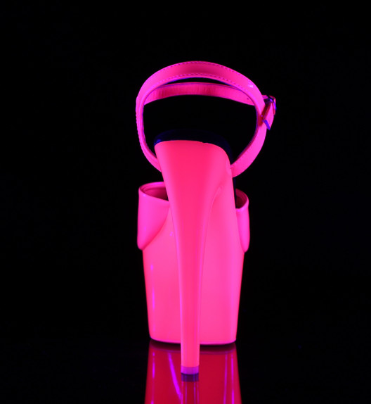 Босоножки на платформе Pleaser розовые ADO709UV/NHP/M