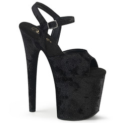 Стрипы тройки Pleaser черные FLAM809WR/BFA/M