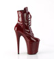 Ботильоны на платформе Pleaser бордовые FLAM1020/BY/M