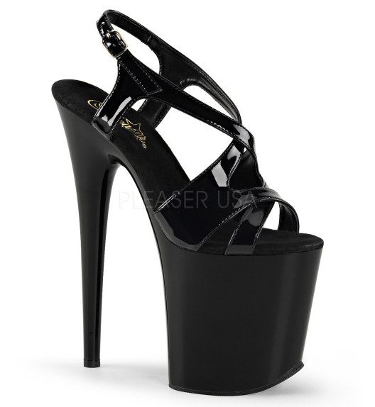 Стрипы Pleaser черные FLAM831/B/M