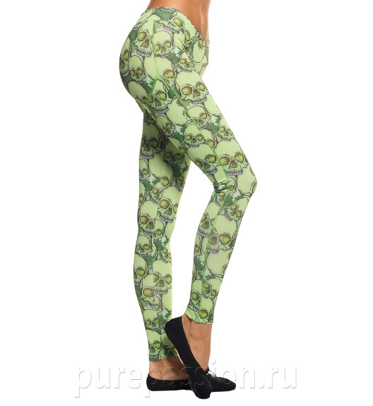 Лосины Push-Up "Botanic Skulls" Bona Fide
