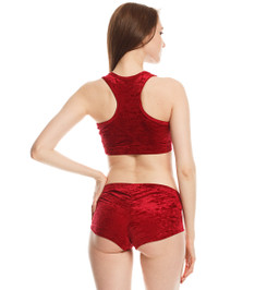 Шорты бордо Lola Velvet Star