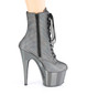 Ботильоны на платформе Pleaser серые ADO1020HFN/SHG/PWCH