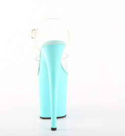 Стрипы Pleaser голубые FLAM808/C/AQ