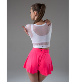 Лонгслив белый из сетки Shadow I-Style