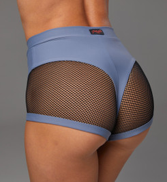 Шорты серые с черной сеткой Anela Polerina