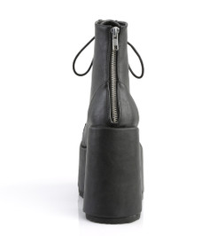 Ботинки на шнуровке Pleaser черные матовые CAM203/BVL