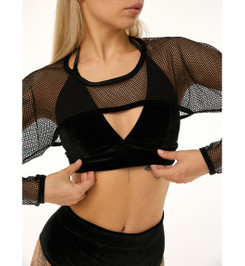 Рашгард черный Bolero Polerina