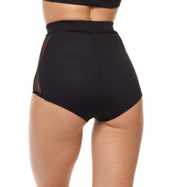 Шорты черные Madonna с сеткой