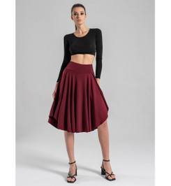Шорты юбка бордовые Dolly Max I-Style