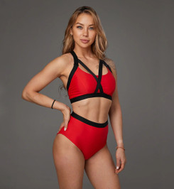 Топ красный Shibari Polerina