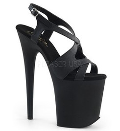 Стрипы Pleaser черные FLAM831/BPU/M