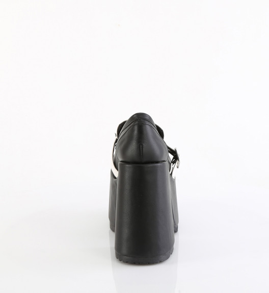 Туфли на платформе черные Demonia CAM58/BVL