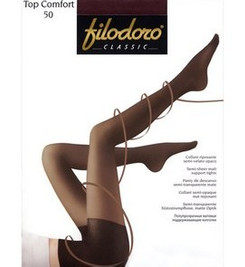 Колготки черные TOP COMFORT 50  Filodoro Classic