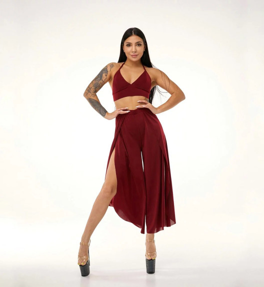 Топ бордовый Bikini Polerina