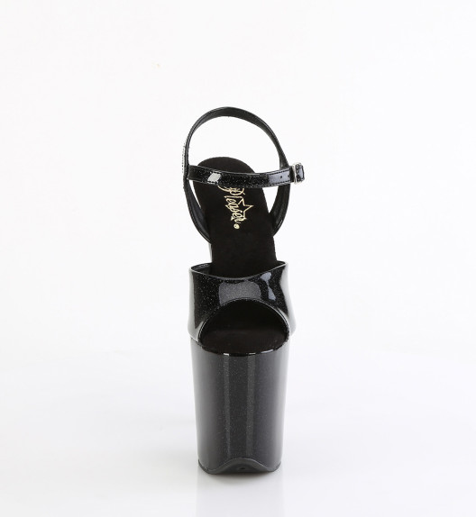 Стрипы тройки Pleaser черные FLAM809GP/BG/M