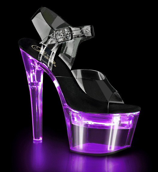 Туфли Pleaser с подсветкой FDANCE708/C-B/C