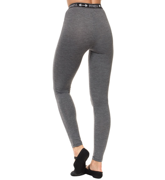 Леггинсы серый меланж Armour Crazy Fit