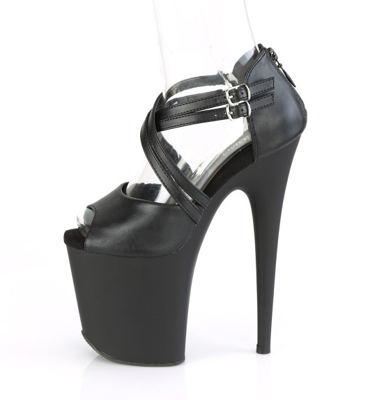 Туфли Pleaser черные FLAM865/BPU/M