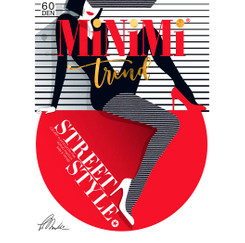 Колготки черные STREET STYLE 60 Minimi