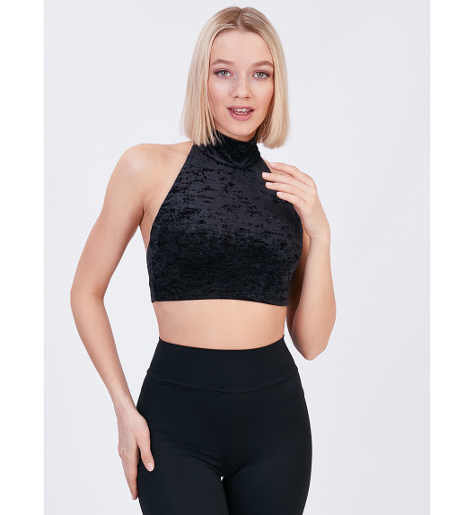 Топ черный Bombshell Velvet Star