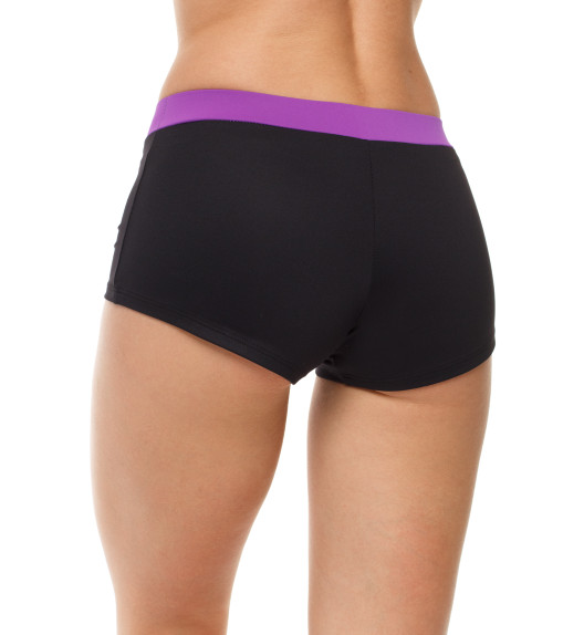 Шорты черные с фиолетовым Champion Star