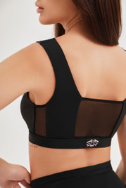 Топ черная сетка Serinity Shark