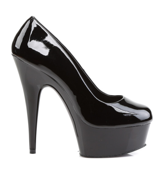 Туфли Pleaser черные DEL685/B/M