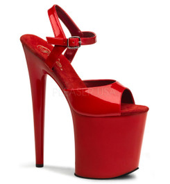 Стрипы Pleaser красные FLAM809/R/M