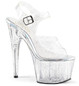 Босоножки Pleaser прозрачные с блестками ADO708MMG/C/M