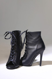 Туфли хилсы Estrella Lux черные ESL1101BL