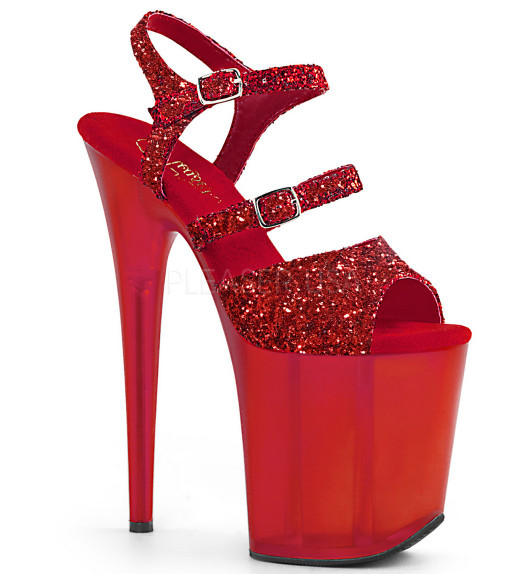 Стрипы Pleaser красные FLAM874/RG/FROR