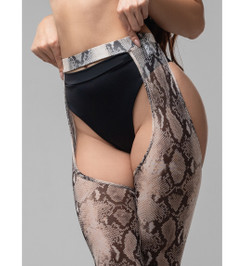 Лосины змея сетка c поясом "Teatro" I-Style