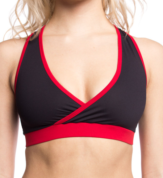 Топ черный с красным Basic Star