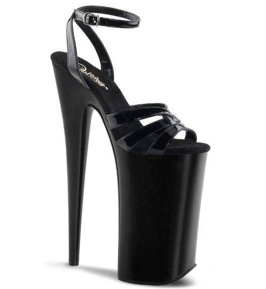 Босоножки Pleaser черные BEY012/B/M