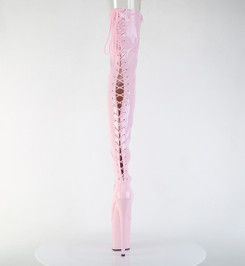 Ботфорты на платформе Pleaser розовые FLAM3850/BP/M